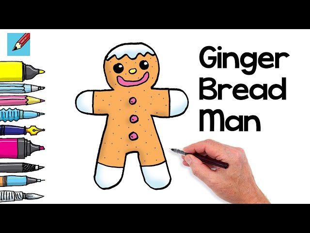 Gingerbread Man Drawing Stock Illustrations – 2,366 Gingerbread Man Drawing  Stock Illustrations, Vectors & Clipart - Dreamstime