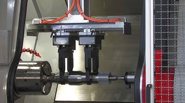Automated loading and unloading of shafts