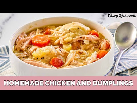 Homemade Chicken and Dumplings