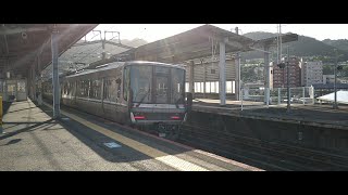 JR湖西線 大津京駅 新快速3185M列車 2