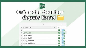 📁⚡ Excel : Créez des Dossiers Automatiquement à Partir d’une Liste !
