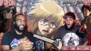 Attack On An Season 1X5 Reaction First Battle - Battle Of Trost, Part 1 Frr