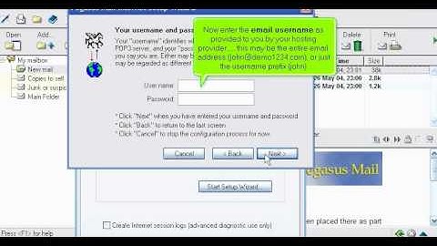 micfo | how to setup an email account in Pegasus