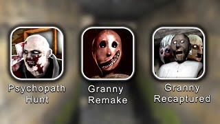 Car Escape - Granny Remake Vs Psychopath Hunt Vs Granny Recaptured New Update Car Escape Ending