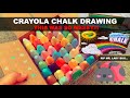 CRAYOLA CHALK DRAWING REVIEW | RIP MR. LADYBUG | KIKI ARTS