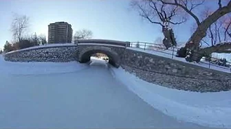 Rideau Canal Skateway 360 Video, Jan 20, 2022