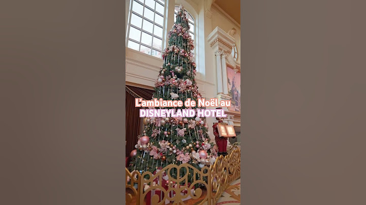 Le Disneyland Hotel, parfait pour fêter Noël ! 🎄✨ Christmas at Disneyland Hotel! 🎄✨