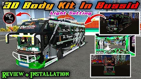 Bussid Update | New 3D body Kit In Bussid | Jet Bus Upgraded |Light Setting |Tutorial |#BussidLights