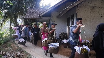 Penuh Perjuangan! Meriahnya Momen Jajap Pengantin Di Kampung. Pernikahan Viral Pedesaan Jawa Barat