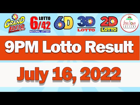 9PM PCSO Lotto Results Today July 16, 2022