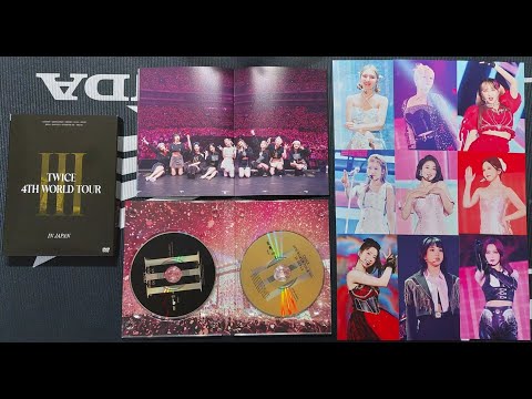 TWICE 4TH WORLD TOUR 'III' IN JAPAN－LIVE DVD｜Unboxing - YouTube