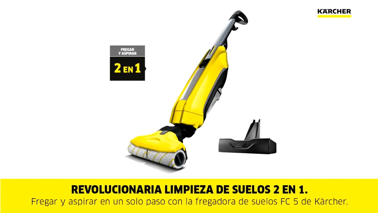 Karcher FC5, friega y aspira todo en uno YouTube