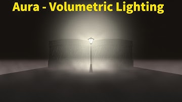 Unityで雪の日の街灯の灯りを作ってみた　Aura - Volumetric Lighting