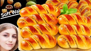 видео: Сладкие ореховые завитушки | Мягкие и пышные домашние булочки картинка: Сладкие ореховые завитушки | Мягкие и пышные домашние булочки