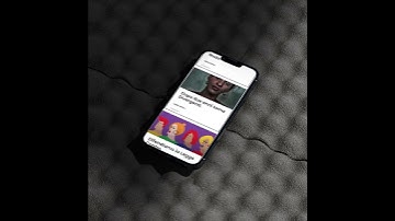 Mobile MockUp for a Website designed with Wordpress and Elementor Pro [Version 1]