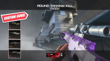 I HIT THESE BO2 TRICKSHOTS WITH CUSTOM GUNS! (BO2 Redacted Trickshotting)