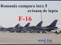 Romania va cumpara 5 avioane de lupta F-16