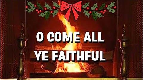 Martina McBride - O Come All Ye Faithful (Fireplace Video - Christmas Songs)