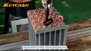 Robotic induction brazing for heat exchanger?