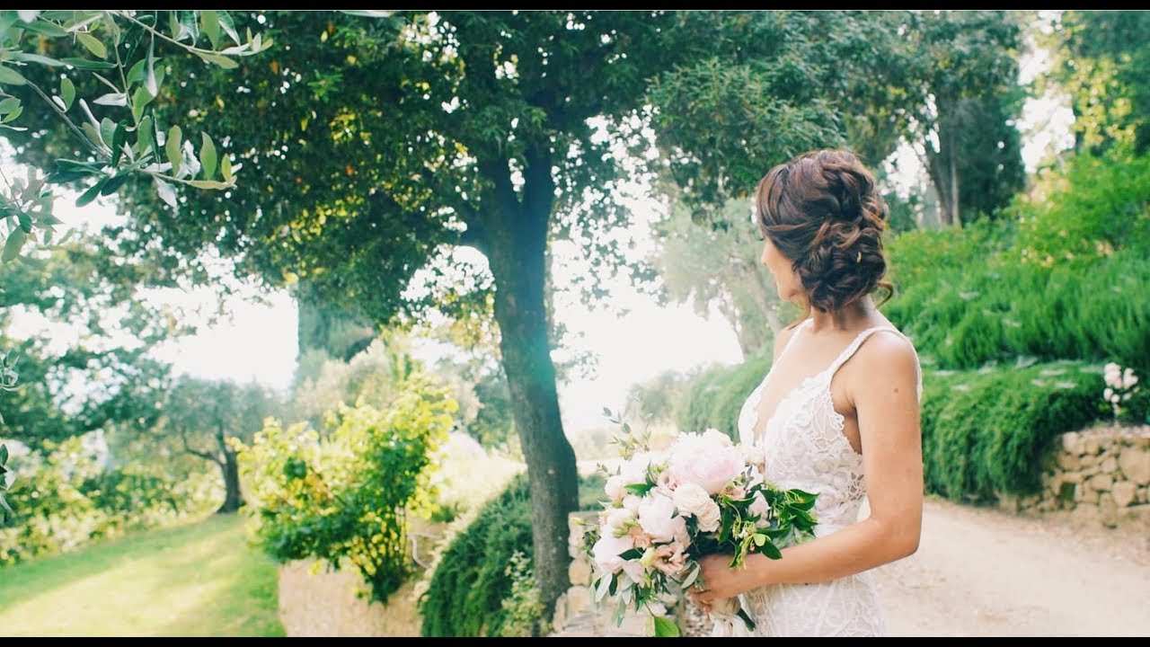 WEDDING FILM AT VILLA LE FONTANELLE IN FLORENCE, TUSCANY   WEDDING VIDEOGRAPHER IN ITALY  REENA & MA