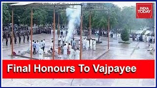 Final Honours Paid To Atal Bihari Vajpayee At Rashtriya Smriti Sthal | Live