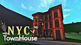 ROBLOX  [ Bloxburg ]NYC  TownHouse Exterior [38k] SpeedBuild