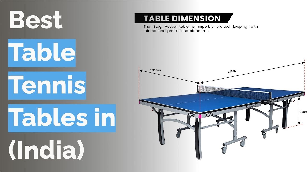 🌵 10 Best Table Tennis Tables in India (Stag, GYMNCO, and more)