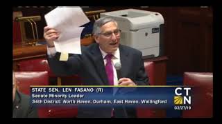State Senate Republican Leader Len Fasano Session AG Contract 3 27 19