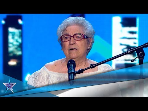 85-YEARS-OLD LADY Proves She&rsquo;s An INCREDIBLE POET | Auditions 2 | Spain&rsquo;s Got Talent Season 5