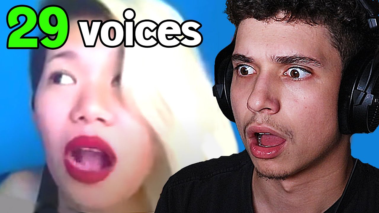 1 Girl with 29 voices! - YouTube