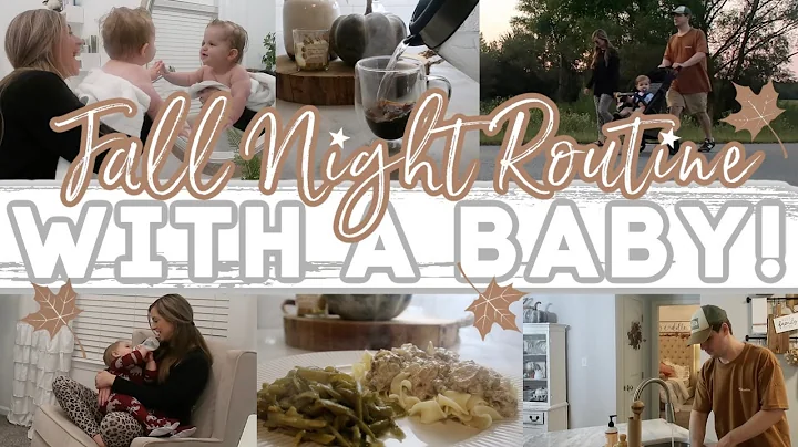 2022 COZY FALL NIGHT ROUTINE WITH A BABY | NEW MOM...