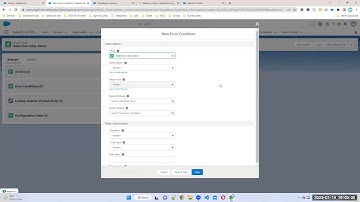 Video11 Salesforce CPQ Product Rules Selection rules