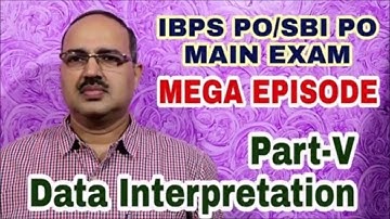 Data Interpretation-Part-V Bank PO Main MEGA EPISODE #Amar Sir