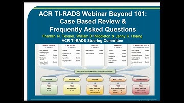 ACR TI-RADS Webinar Part II: Case Based Review & Frequently Asked Questions
