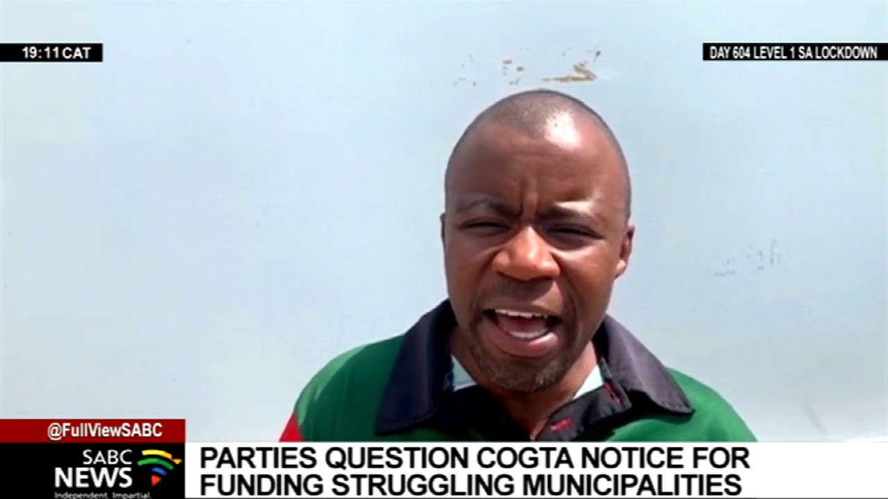 Parties in Free State question COGTA's notice for funding struggling municipalities