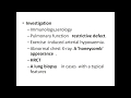 Interstitial and infiltrative pulmonary disease / د. مجيد الحمامي