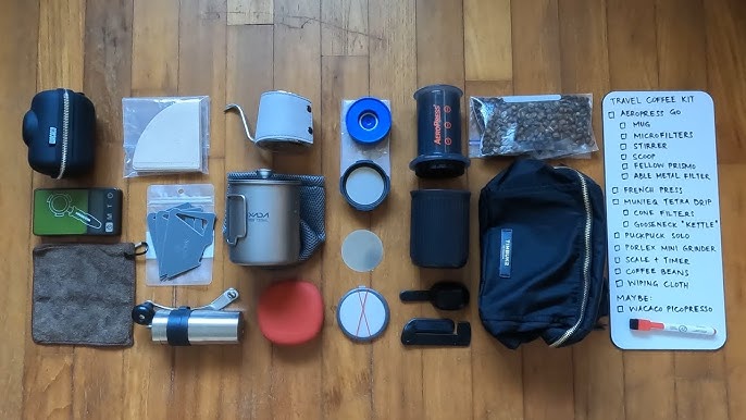 Timbuk2 x Blue Bottle Travel Kit, A Coffee-Making Kit That Fits in