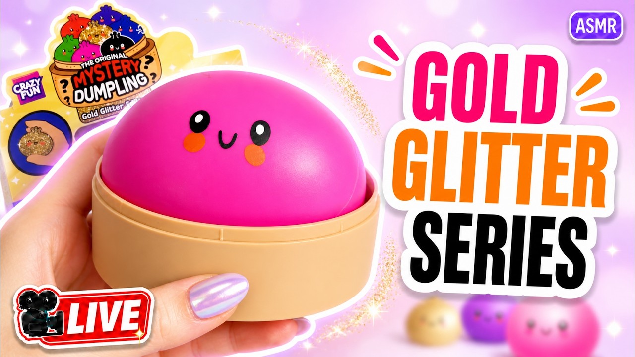 RMS Dumpling Unboxing & Rare Hunt! 🥟 GOLD GLITTER SERIES DUMPLING! 🌟 ...