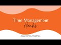 Time Management  Hacks