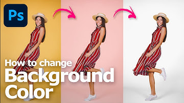 How to change background color in Photoshop without changing image color