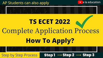 How to apply TS ECET 2022? | TS ECET 2022 complete application process | NUR BASHA BHARAT KUMAR