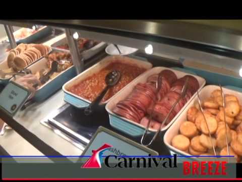 carnival cruise breeze breakfast