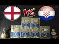 Simulación de partido INGLATERRA vs CROACIA - Album Panini Rusia 2018