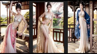 [AI art]AI beauty in detail & classic Hanfu｜controlnet｜realtic｜4k｜AI lookbook