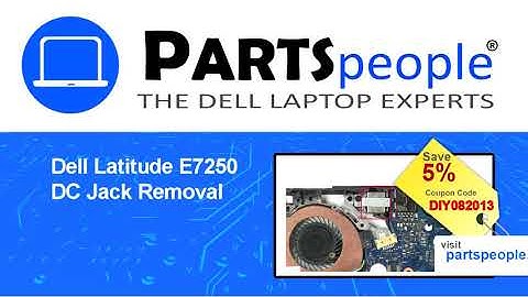 Dell Latitude E7250 (P22S002) DC Jack How-To Video Tutorial
