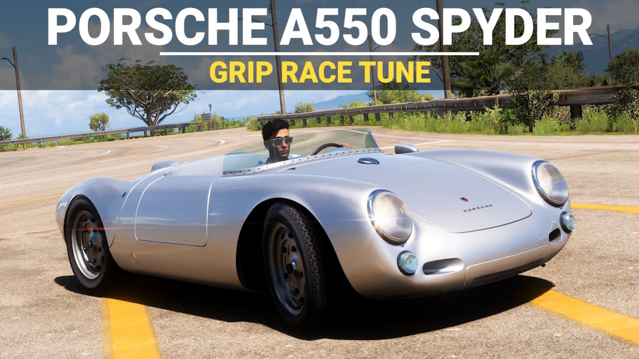 Forza Horizon 5 Tuning - 1955 Porsche A550 Spyder - FH5 Grip Race
