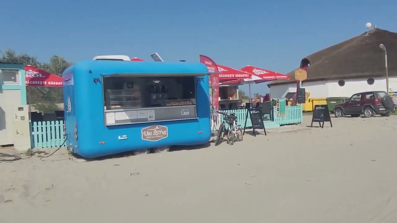 День 2 в Сулине. Мы отправляемся на пляж и прогуливаемся по городу.