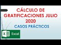 ¿CÓMO CALCULAR LAS GRATIFICACIONES? 2020