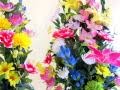 秋のお彼岸のお墓参りにお供え　造花の墓花　【造花専門店Hanaco（はなこ）】