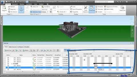 Autodesk Navisworks - Tour of TimeLiner